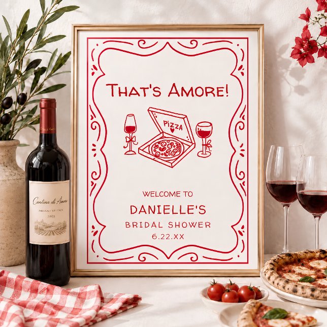 Affiche Lunch en Amour Mariage Champêtre avec That's Amore (Créateur téléchargé)