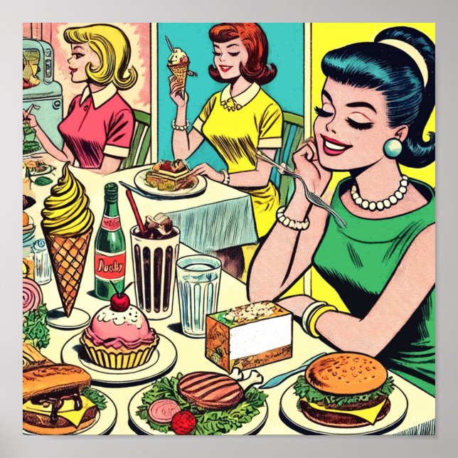 Affiche Lunch Girls (Devant)