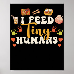 Affiche Lunch Lady I Feed Tiny Humans Lunch Lady