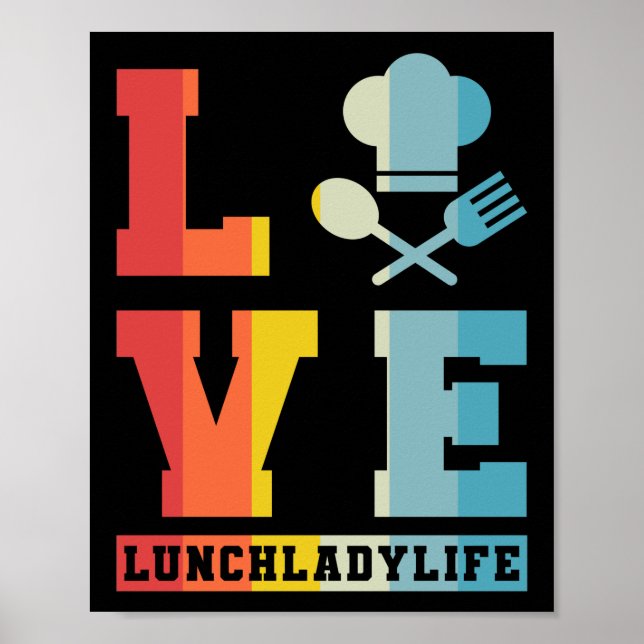 Affiche Lunch Lady LoVeLunchladylife Lunch Lady (Devant)