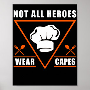 Affiche Lunch Lady Pas Tous Les Héros Portent Capes Lady D