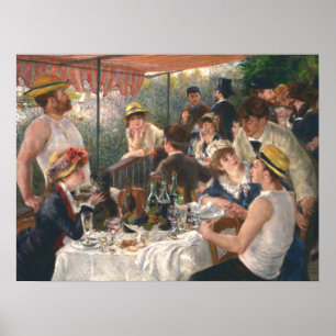 Affiche Luncheon Of Boating Party Pierre Auguste Renoir