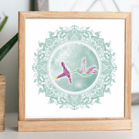 Lune à fleurs complète | Illustration de May Moon