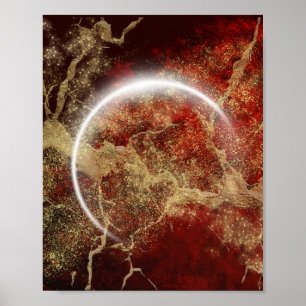 Affiche Lune Argentée