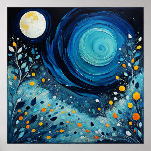 Affiche Lune Dans Le Jardin 804