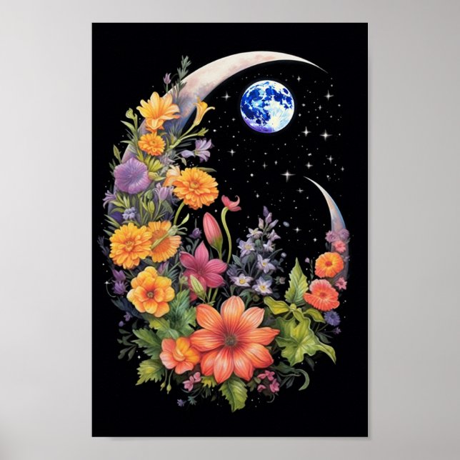 Affiche Lune de fleurs (Devant)