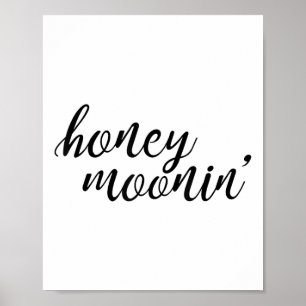 Affiche Lune De Miel Et Lune De Miel De La Lune De Miel De