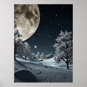 AFFICHE LUNE DE NEIGE