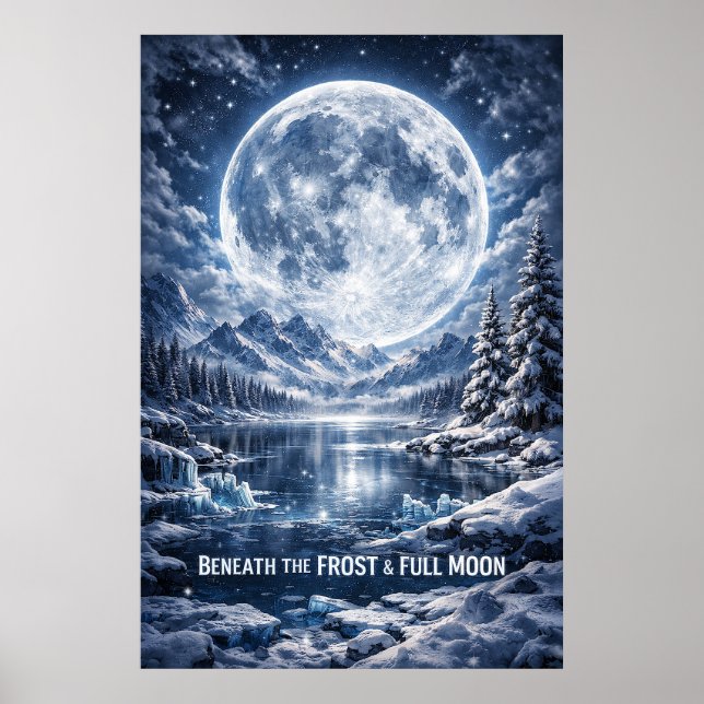 AFFICHE LUNE DE NEIGE (Devant)