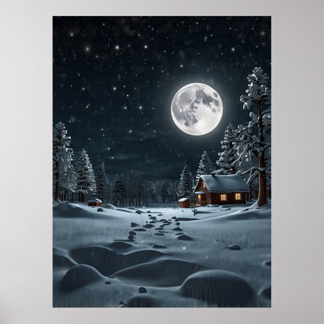 AFFICHE LUNE DE NEIGE (Devant)