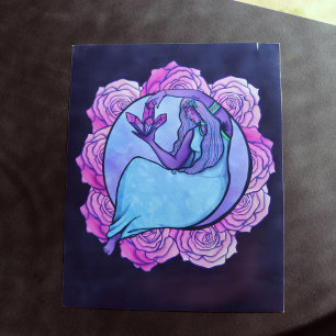 Affiche Lune déesse Magick Crystal LuneArt pour enfant