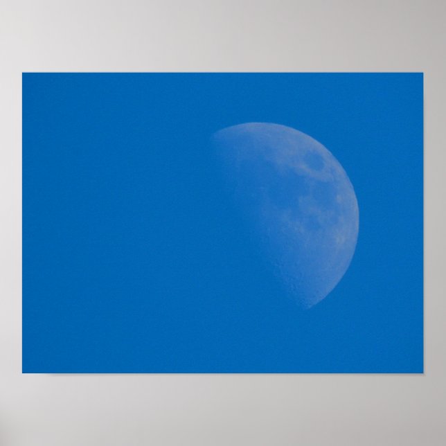 Affiche Lune d'hiver bleue (Devant)