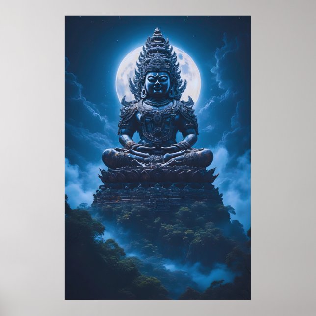 Affiche Lune du Gardien Silencieux (Devant)