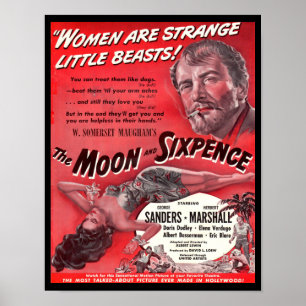 Affiche Lune et six pence