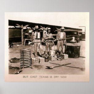 Affiche Lune - Interdiction, Kilgore, TX 1931