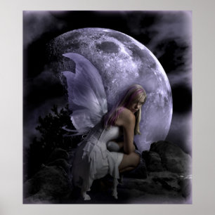 Affiche Lune Légère Fée