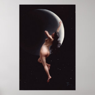 Affiche Lune Nymph - Luis Ricardo Falero