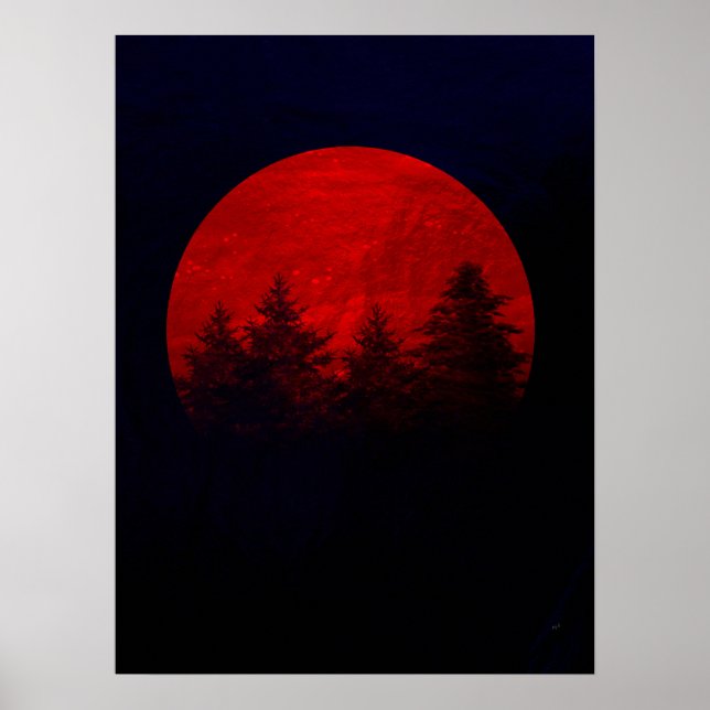 Affiche Lune rouge (Devant)