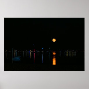 Affiche Lune se lève