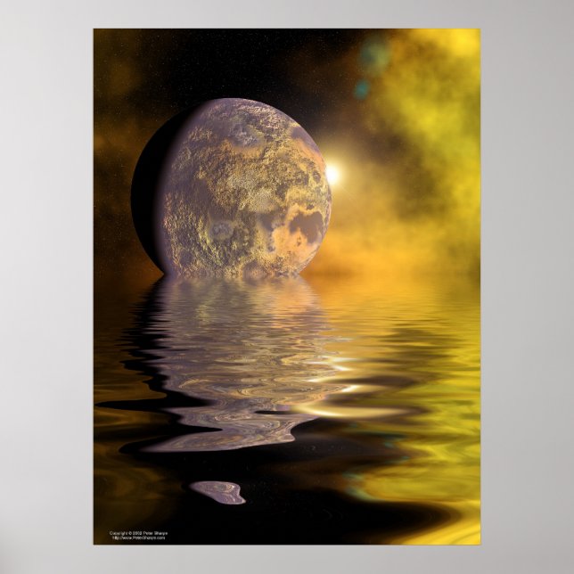 Affiche Lune sur l'eau (Devant)