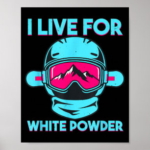 Affiche Lunettes de ski snowboard rétro 80s 90s après vint