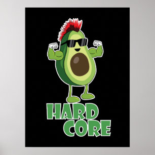 Affiche lunettes de soleil hardcore
