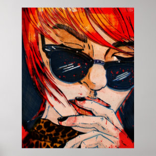 Affiche Lunettes noires