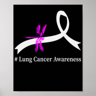 Affiche Lung Awareness Pearl Ribbon