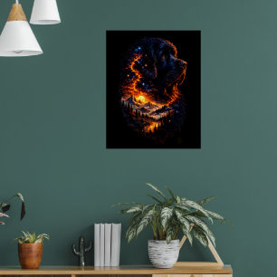 Affiche L'Univers à l'intérieur d'un Newf
