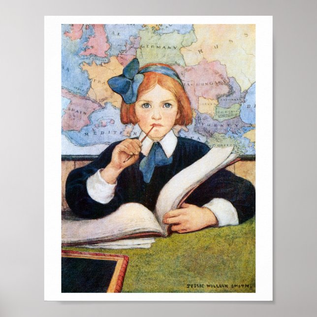 Affiche L'universitaire Jessie Willcox Smith (Devant)