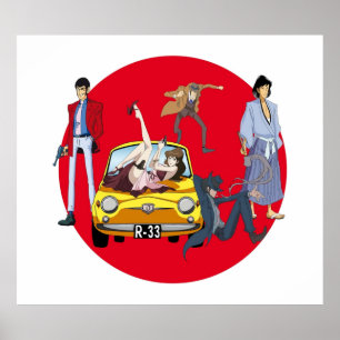 Affiche lupin troisième