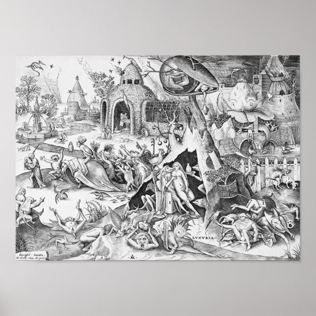 Affiche Lust (Luxurie), Les Sept Péchés Mortels (Devant)