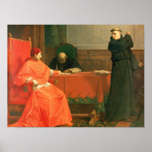 Affiche Luther devant le cardinal Cajetan