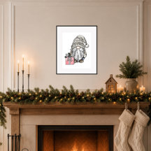 Lutin de Noël avec Cadeau