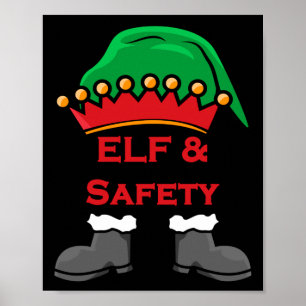 Affiche Lutin et sécurité, drôle de lutin de santé et de s