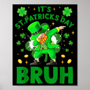 Affiche Lutins de la Saint-Patrick faisant le dabbing sur