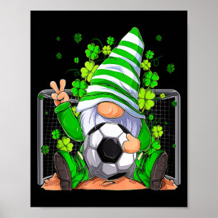 Affiche Lutrin de football Trèfle Chanceux Saint-Patrick i