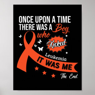Affiche Lutte contre le cancer de la leucémie Ruban 11