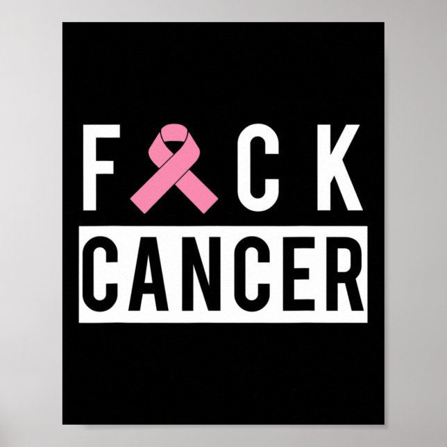 Affiche Lutte contre le cancer du sein Ruban 1 (Devant)