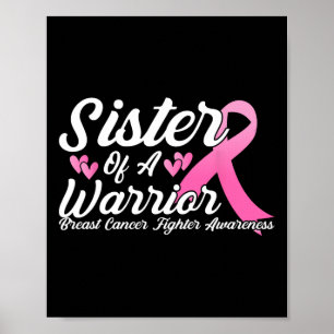 Affiche Lutte Contre Le Cancer Soeur D'Un Guerrier