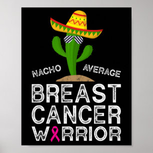 Affiche Lutte contre le cancer Soutien Funny Cancer Fighte