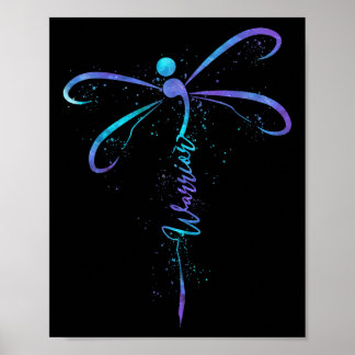 Affiche Lutte contre le suicide Sem de libellule guerrière
