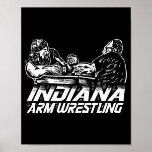 Affiche lutte de bras de l'Indiana