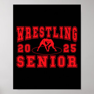 Affiche Lutte de nuit senior lutte senior seniors 2025 Gra