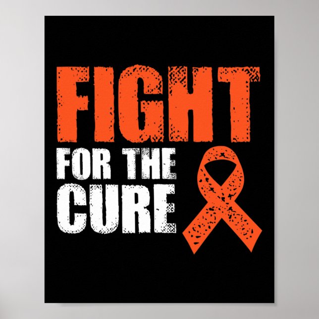 Affiche Lutte Pour La Lutte Contre La Leucémie Cure Sensib (Devant)