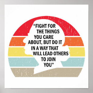 Affiche Lutte Rétro Pour Les Choses Qui Vous Intéressent