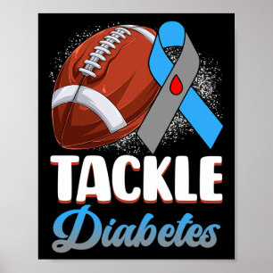 Affiche Lutte Type 1 Sensibilisation Au Diabète Football B