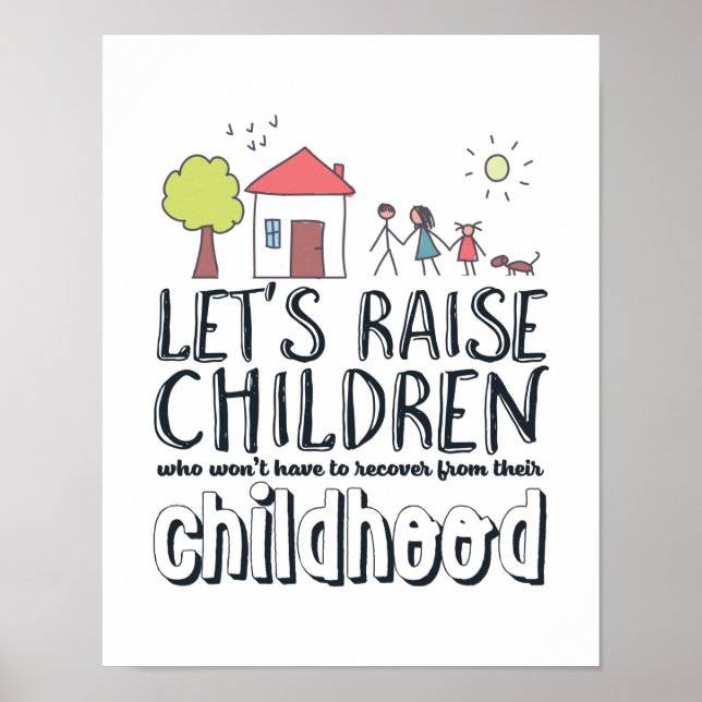 Affiche Lutter contre la maltraitance envers les enfants C (Devant)