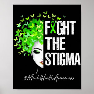 Affiche Lutter Contre La Stigma Sensibilisation À La Santé