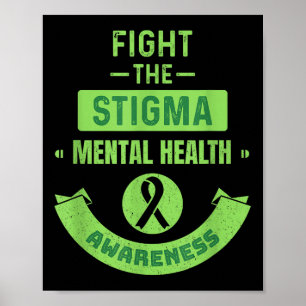 Affiche Lutter contre la Stigma Thérapeute de sensibilisat